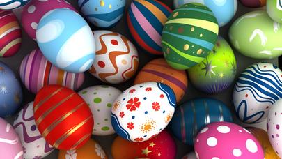 Images of painted eggs