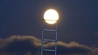 image of a ladder to the moon