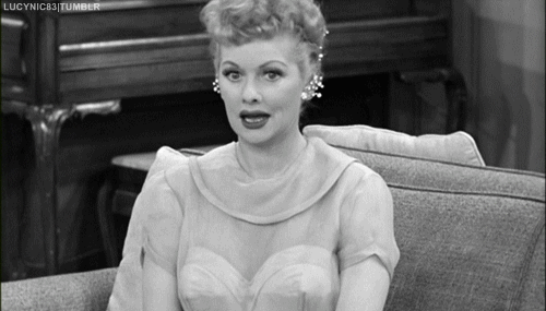 Lucille Ball surprise look