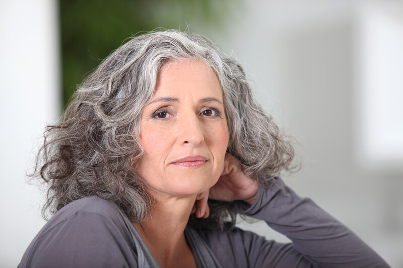 Retired older woman